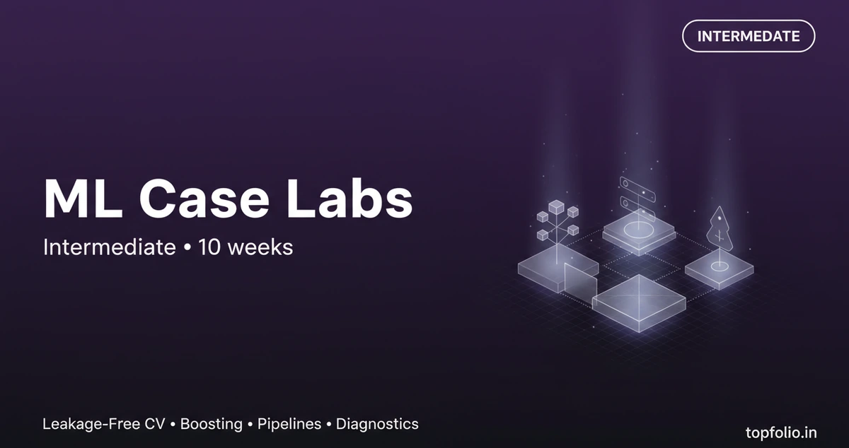 ML Case Labs — Validation, Boosting, Segmentation, Pipelines
