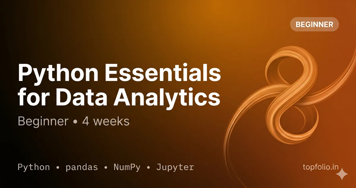 Python Essentials for Data Analytics