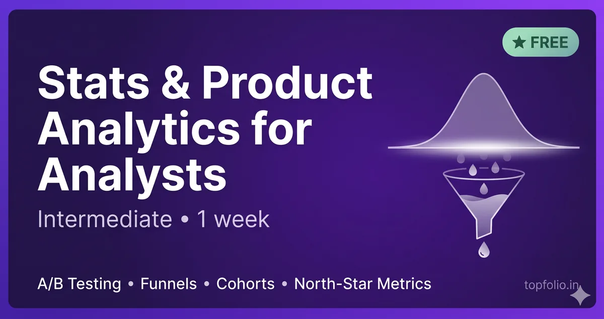Stats & Product Analytics for Analysts